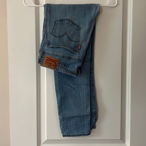 Levi’s 711 skinny cropped jeans